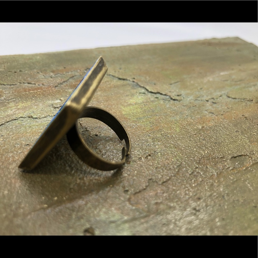 Unisex Handcrafted Adjustable Ring - image 5